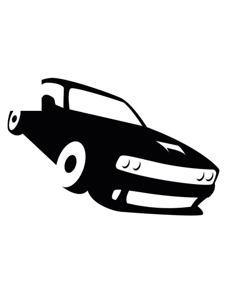 Nálepka na stenu k vypínaču svetla dodge charger