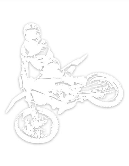 Nálepka cross motorka
