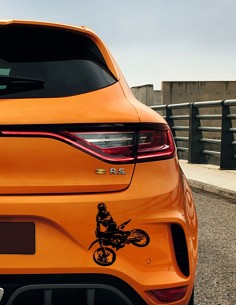 Nálepka cross motorka