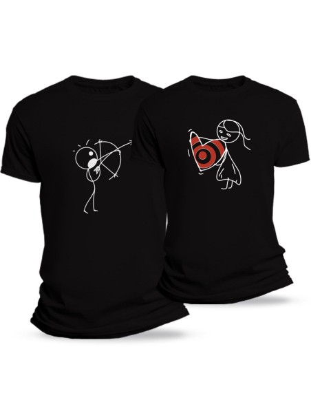 Partnerské tričká hra lásky