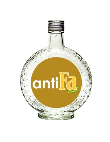 Fľaša budík s vtipnou potlačou antifa