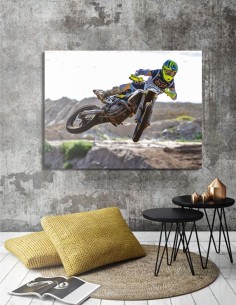 Obraz motocross jump