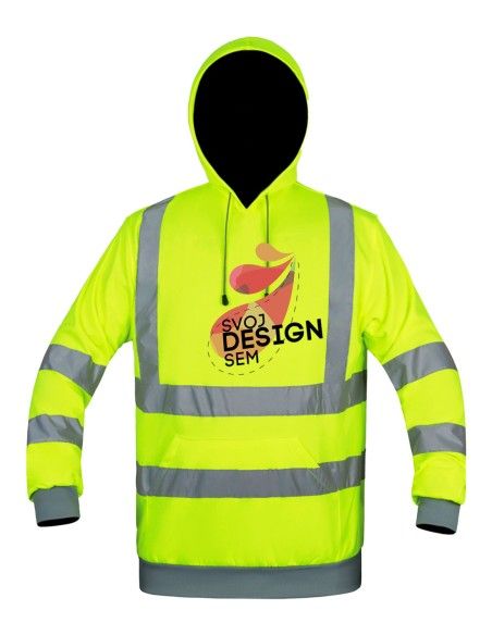 Reflexná mikina s vlastnou potlačou