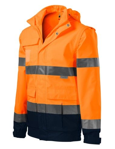 Reflexná vetrovka 4 v 1 s vlastnou potlačou