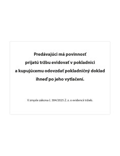 Povinné oznámenie pre prevádzky (zákon 384/2025 Z. z.) 2