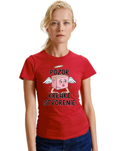 Tričko pozor krehké stvorenie