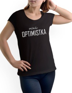 Tričko večná optimistka 2