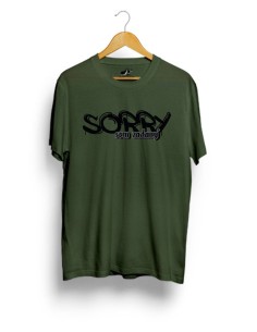 Tričko Sorry som zadaný
