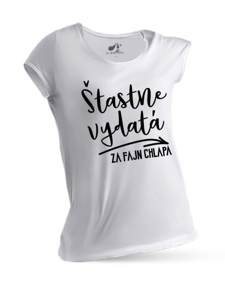 Tričko šťastne vydatá