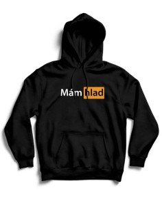 Mikina čierna mám hlad