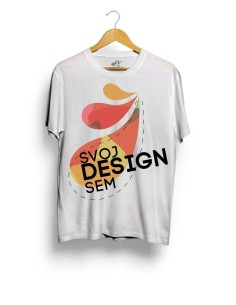 Tričko detské farebné na vlastnú grafiku 2