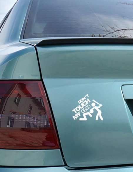 Nálepka don´t touch my audi