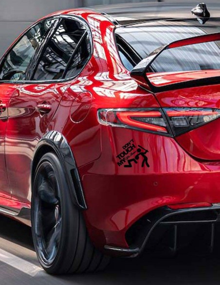 Nálepka don´t touch my alfa romeo