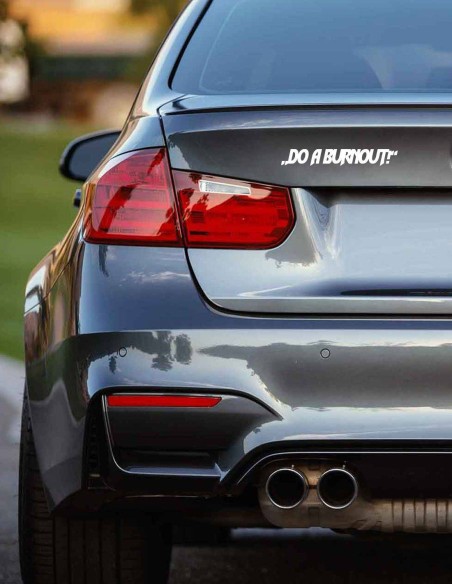 Nálepka Do a burnout
