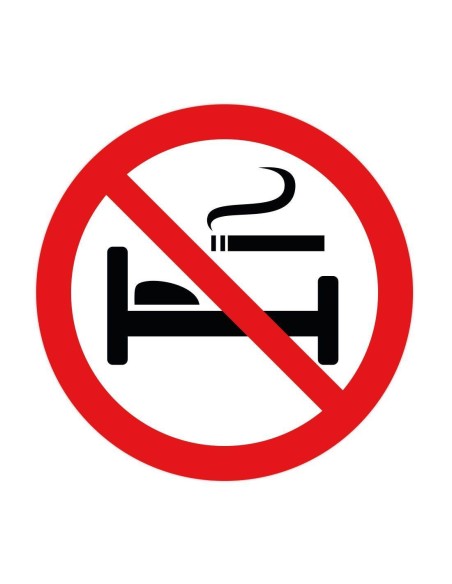 Nálepka zákaz fajčiť na izbe