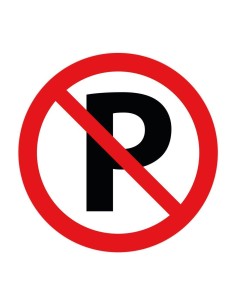 Nálepka zákaz parkovania