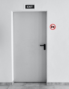 Nálepka zákaz používania fotoaparátu 2