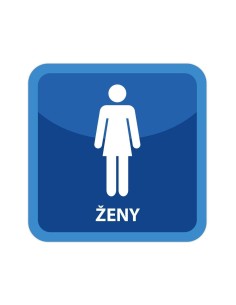 Nálepka WC ženy
