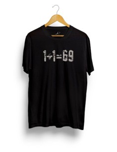 Tričko 1 a 1 sa rovná 69