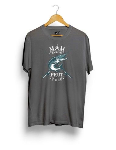 dizajn na tričku pre rybára