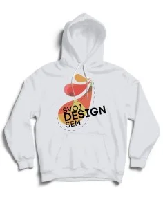 Mikina farebná s kapucňou na vlastnú grafiku 2