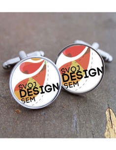 Manžetové gombíky na vlastnú grafiku