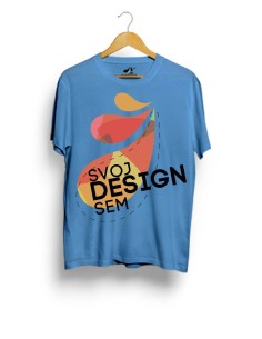 Tričko detské farebné na vlastnú grafiku