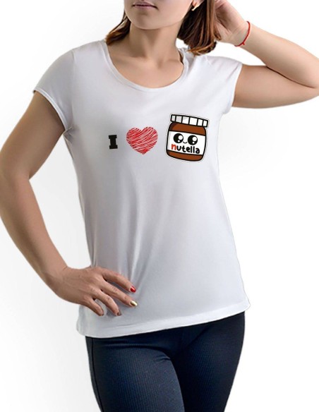 Dámske tričko I love nutella