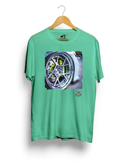 Tuningové mentolové tričko.