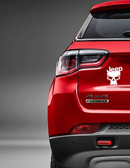 Nálepka na auto jeep