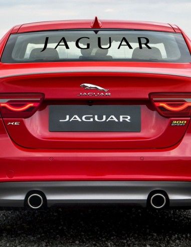 Nálepka na auto jaguar nápis