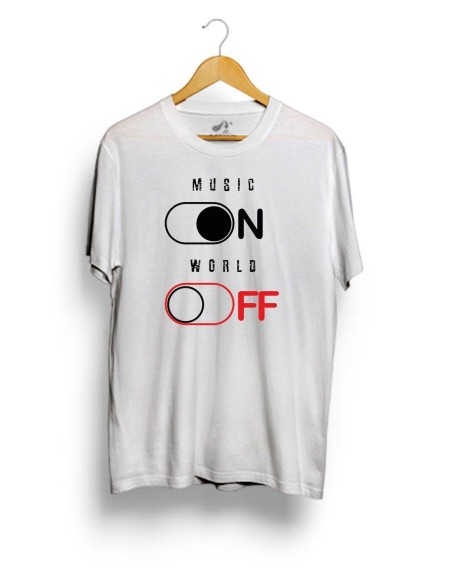 Tričko music on world off
