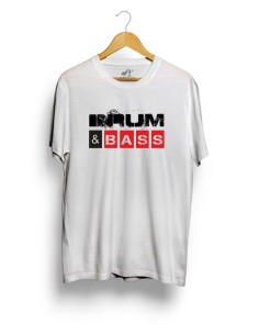 Tričko čierne Drum and Bass 2