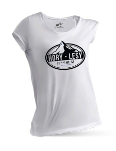 Dámske čierne tričko hory lesy jebnime si 2