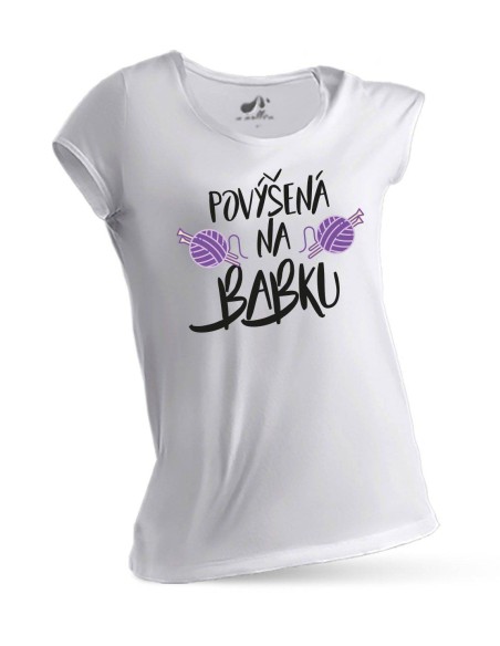 Dámske tričko povýšená na babku