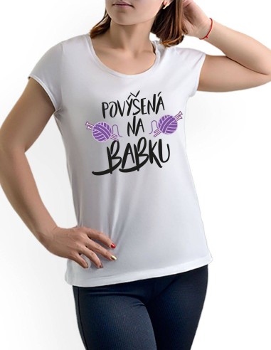 Dámske tričko povýšená na babku