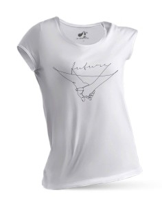 Dámske tričko s elegantnou potlačou future 2
