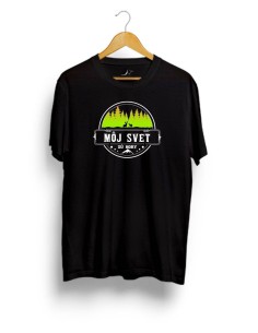 Tričko biele môj svet sú hory 2