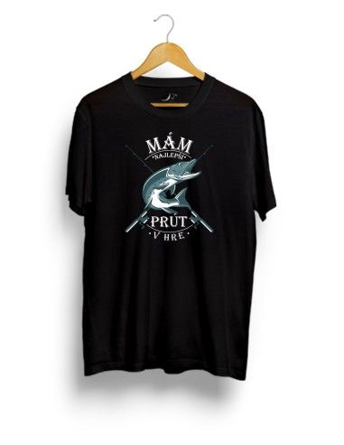 dizajn na tričku pre rybára