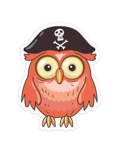 Nažehlovačka sovička pirát