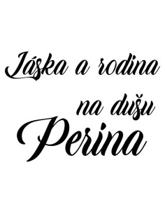 Nálepka na stenu s citátom o láske a rodine 2