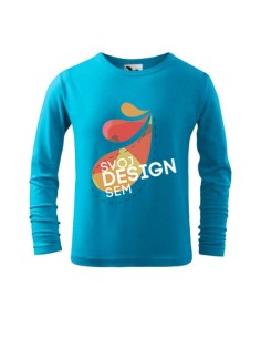 Tričko dlhé detské s vlastnou potlačou