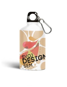 Turistiká fľaša na vlastnú grafiku (400ml)