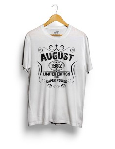 Tričko limited edition (svoj mesiac a rok narodenia)