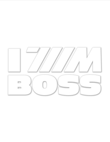 Nálepka I´M Boss