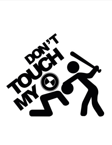 Nálepka don´t touch my bmw