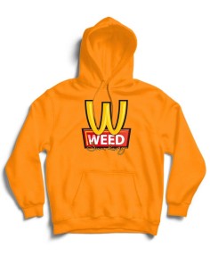 Mikina biela Weed Smoking 2