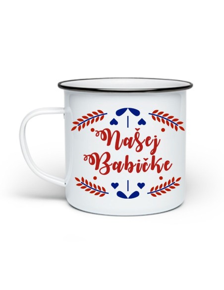 Smaltovaný hrnček našej babičke