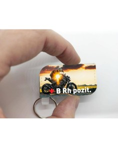 Prívesok na kľúče so svojou krvnou skupinou (road bike)