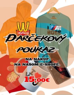 Darčeková poukážka na 15.00€